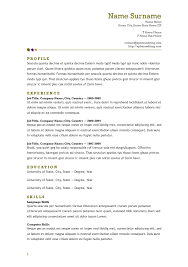 resume format: resume template download