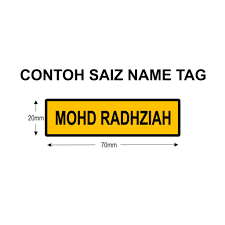 Kami membuat desain name tag ini dengan sepenuh hati, temukan pilihan desain terbaik untuk bisnis mu. Sulam Nametag Tanda Nama Name Tag Murid Sekolah Embroidery Student Shopee Malaysia