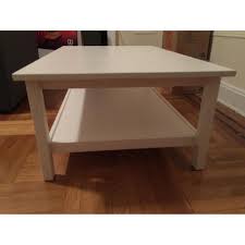 These white cloudy marks are caused by placing hot dishes directly on the surface.… Ikea Hemnes Coffee Table In White Stain Aptdeco