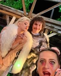 StayWeird forever and always 🔥 love these epic weirdos @harptart__  @tattedsaurusrex @trentkile #PlacidPark Directed by @horrornerdrojo  Produced by @studio605 @ismahawk #Makeup by @msteek_n9nes 💜 #horrorfilm  #comedy #cosmic