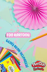 Genis Renk Yelpazesi Ile Fon Kartonu Renkler