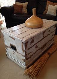 Victorian Antique Old Pine Wooden Sea Chest Trunk Coffee Table Blanket Box Large At Home Furniture Store Wooden Trunks Coffee Table