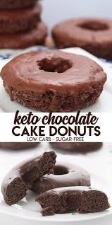 Keto Chocolate Cake Donuts Sugar Free Donuts Low Carb Donut Keto Donuts
