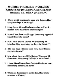 We did not find results for: Multiplication And Division Word Problems Grade 3 Worksheets Teaching Resources Tpt