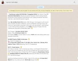 We did not find results for: Area Prakerja Share Undangan Interview Penipuan Lowongan Facebook