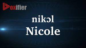 Refers to person, place, thing, quality, etc. How To Pronunce Nicole In French Voxifier Com Youtube