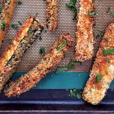 Most zucchini fries recipes will use traditional breadcrumbs or panko breadcrumbs for a crispy, crunchy outside. Dorothy Dean Presents Zucchini Fries Offer Flavor Without The Grease Calories Or Fat The Spokesman Review