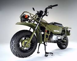 モトラ ホンダの５０ｃｃミリタリー調のクラッシック 原付バイク ランシモ モトラ 原付バイク ホンダカブ