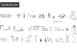 Furniture, library of dwg models, cad files, free download. Decoration Cad Blocks Free Download