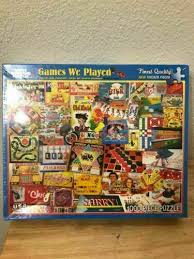 Put yourself to the test with a 1,000 piece jigsaw puzzle. White Mountain 1000 Pieces Jigsaw Puzzle Games We Played For Sale Online Ebay