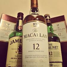 Macallan Glenlivet Jameson