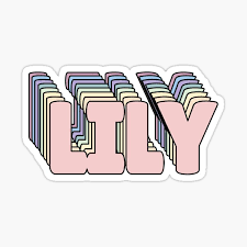 Pngtree provides free download of png, png images, backgrounds and vector. Lily Name Stickers Redbubble