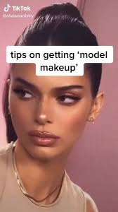 Model Makeup Tutorial Tik Tok Video Eye Makeup Makeup Tutorial Natural Eye Makeup
