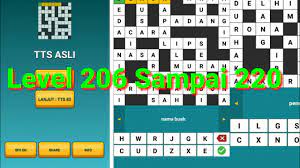 Apakah anda sering mengisi tts yang tersedia dalam surat kabar harian anda? Kunci Jawaban Game Tts Asli Level 206 207 208 209 210 Sampai 220 Youtube