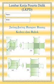 Persegi yang menjadi alasnya adalah nomor a. Jaring Jaring Kubus Dan Balok Interactive Worksheet