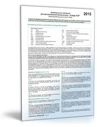 Springen sie zum passenden textabschnitt einnahmenüberschussrechnung: Anleitung Fur Anlage Eur 2015 Vordruck Zum Download