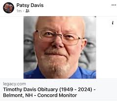 Posting Tim's obit in hope classmates will see this.