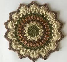 Crochet Mandala Little Cherry Blossom Mandala By Crochet Millan This Would Look Lovely With A Mandala De Ganchillo Posavasos De Ganchillo Ganchillo Carpetas