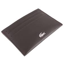 Shipping is always free and returns are accepted at any location. Lacoste Dark Brown Mens Credit Card Holder Kj Beckett