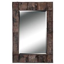 34 x 2 x 41 h. Kenroy Home Rustic Rectangular Wall Mirror Natural Birch Bark Finish 38 28 Inches Easy Hang D Rings Included 38 Farmhouse Goals