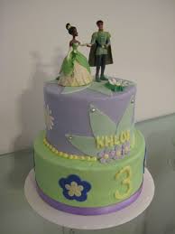 2 Tier Princess And The Frog Themed Cake Frog Cakes Themed Cakes Frog Birthday Party