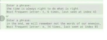 Review the best way to end a letter and examine formal, business, or personal letter closings, sample signatures, letter examples, and writing tips. Solved The Task Is Simple Find The Most Common Letter In Chegg Com