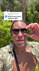 Replying to @Clairbonnett Traveling while being 6’9 #fyp #foryou #leethe4th  #travel #tall #keylargo #vacation