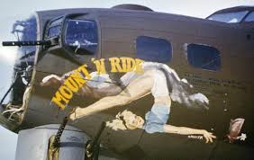 Mount N Ride Nose Art Vintage Airplane Art Airplane Art
