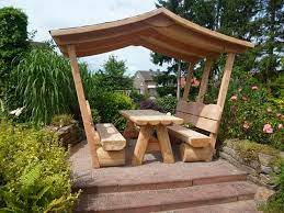 Nutzen sie verimi, um sich im deutsche bank onlinebanking anzumelden. Gartenbank Mit Dach Gartenmobel Holzbank In Steyerberg Auf Kleinanzeigen De