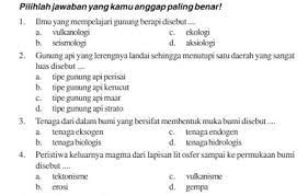 Soal ulangan harian ips kelas 7 semester 1 bab 1. Contoh Soal Ulangan Harian Ips Kelas 7 Semester 1 Soal Ulangan Tes