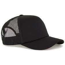 Topman Black Trucker Curve Peak Cap 19 Liked On Polyvore Featuring Men S Fashion Men S Accessories Men S Hats B Hats For Men Mens Caps Mens Accessories