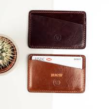 A tiny sleeve for use as a wallet or business card holder. Italian Card Holder 028bf6