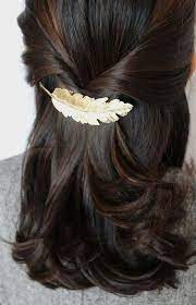 Simple And Practical Hair Accessories Hairpins Sooshell Feathered Hairstyles Hair Styles Hair Pins