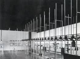 The frame, stated in all its lean essentiallty, where the section of the material used is reduced to the utmost, bears the. Franco Albini With Giovanni Romano Antique Gold Work Exhibition Vi Triennale Exhibition Design Installation Street Art Albini