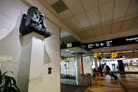 Complete aeronautical information about denver international airport (denver, co, usa), including location, runways, taxiways, navaids, radio frequencies, fbo information, fuel prices. Denver International Airport Installs Talking Gargoyle As A Nod To Conspiracy Theories Mental Floss