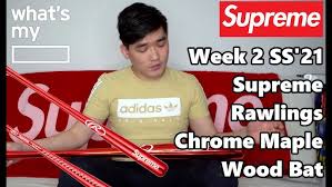 Looking for the best baseball bats to purchase is what every player wants. Supreme Baseball Bat Week 2 Ss21 Rawlings X Supreme Youtube