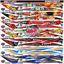 Cukup keren dan mudah untuk. Bt96 Aksesoris Stiker Motor Sticker Asesoris Striping Variasi Animasi Racing New Beat Fi 2017 Shopee Indonesia