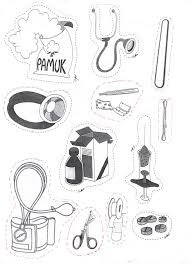 Ilk Yardim Malzemeleri Okul Okul Oncesi Boyama Sayfalari