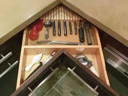 Corner kitchen base cabinets with drawers. Corner Kitchen Cabinet Solutions