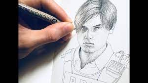 The soldiers carry a variety of weapons including dynamite, stun sticks, and many other weapons. Drawing Leon S Kennedy Resident Evil Portrait Time Lapse Youtube