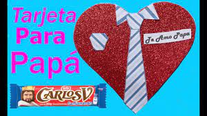 Paso 2 comenzaremos pintando la caja con un color que queramos. Tarjeta O Dulcero En Corazon Regalo Para El Dia Del Padre Manualidades De Lina Youtube