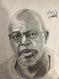 I received a request to draw senator Myron D Jackson. This piece will be of  a showcase for the Seven Minus Seven art Gallery event