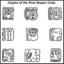 nine night watchers mayan translation of essence families mayan symbols mayan mayan culture
