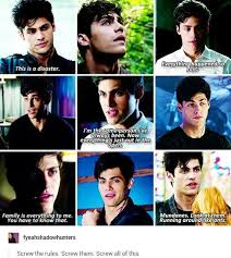 We Re Lightwoods We Break Noses And Accept The Consequences Alec Lightwood Shadow Hunters Shadowhunters Series Shadowhunters The Mortal Instruments