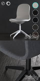 All 10 variations (5 fabric material variation x 2 legs material variations) fabric colors: Ikea Langfjall Chair 02 Down3dmodels