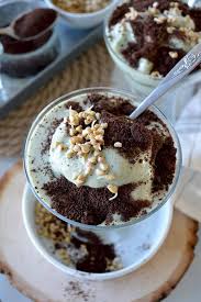 Smoothie Dessert Glace Au Sarrasin Germe Gout De Menthe Avec Chapelure Oreo Maison Vegan Sans Gluten Recipe In 2020 Food Desserts Pudding