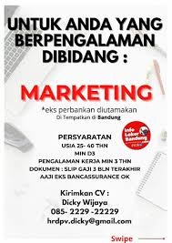 Pengajuan secara kredit dapat melalui mitra finance kami tentunya dengan down payment rendah dan angsuran terjangkau. Lowongan Kerja Legacy Inc By Prudential Bandung Agustus 2021 Info Loker Bandung 2021
