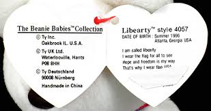 Libearty Ty Beanie Babies Bear