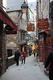 The Main Street On The Mont St Michel Mont Saint Michel France Normandy France France Travel
