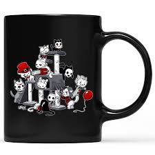 Window cartoon, halloween horror doors hd clips, glass, angle. Funny Horror Kittens Horror Cats Cartoon Horror Characters Mug Teefurian Store